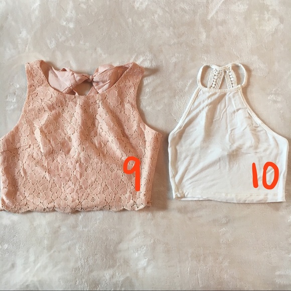 2/$9 CROP TOPS! Basics, Boho & Geometric Patterns - Picture 4 of 5